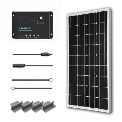 Renogy 100W Mono-crystalline solar starter kit